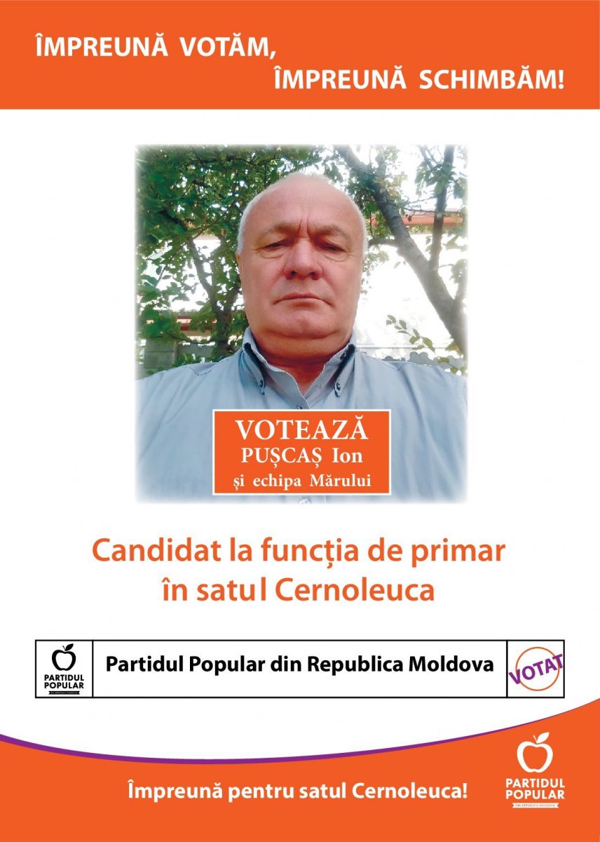 Pe 5 noiembrie VOTAȚI MĂRUL